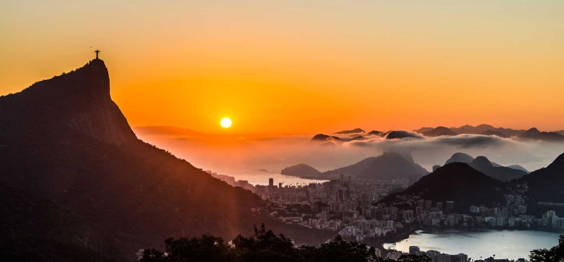A Sunset In Rio de Janeiro