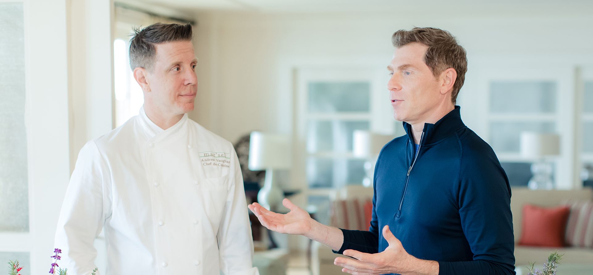 Bobby Flay Playing A Video Game